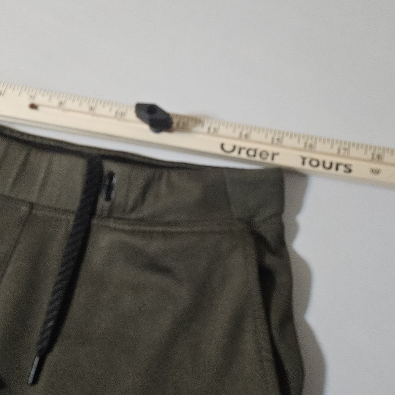 Hylete Athletic Shorts Mens Medium(32") Green 13" Ins Above Knee Zip Pockets Gym gallery