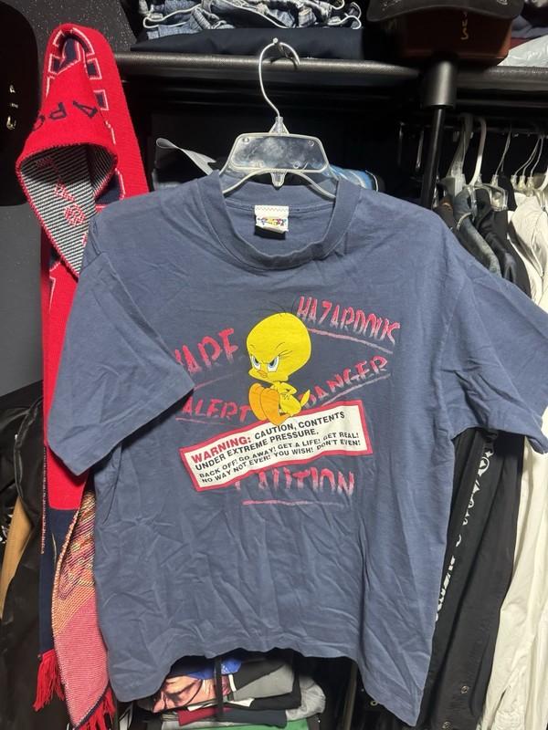 Vintage 1999 Looney Tunes Tweety Bird Cutie Pie Orlando Florida T-Shirt