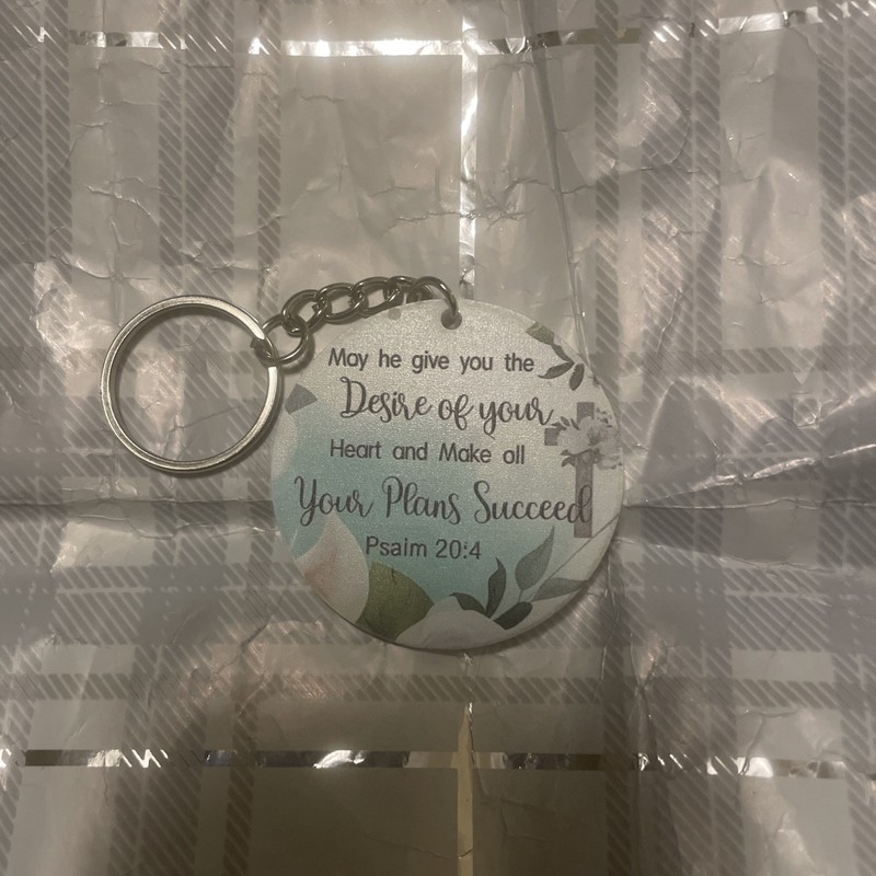 inspirational keychain
