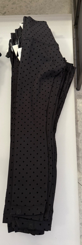 SHIPS TODAY~LULULEMON ALIGN HR PANT 28"~0~2~4~6~8~10~12~POLKA DOT FLOCKED~NWT gallery