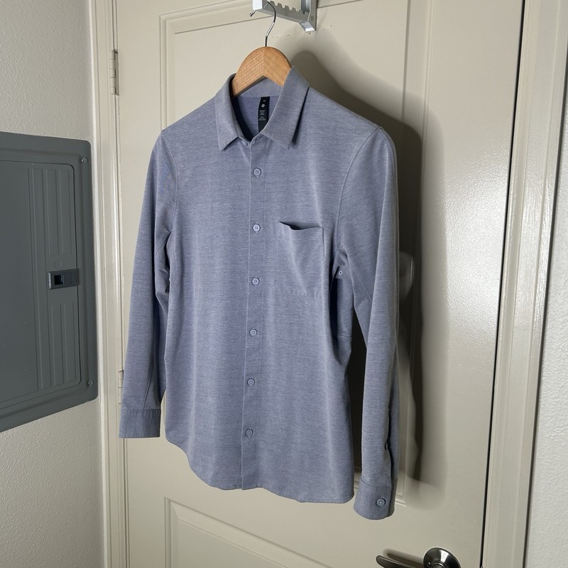 Lululemon Commission Long Sleeve Button Down Shirt Size XS M3CM0S