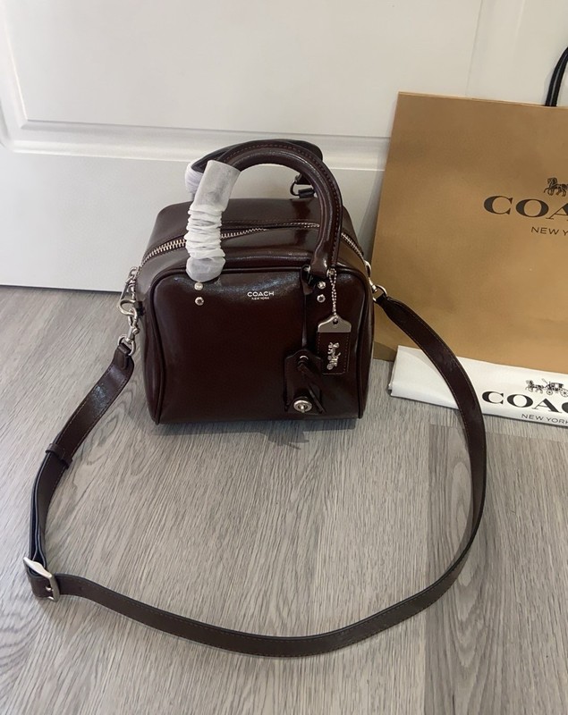 COACH Cube Rogue Bag 20 Shoulder Bag Maple CBH04 Outlet NEW leather gallery