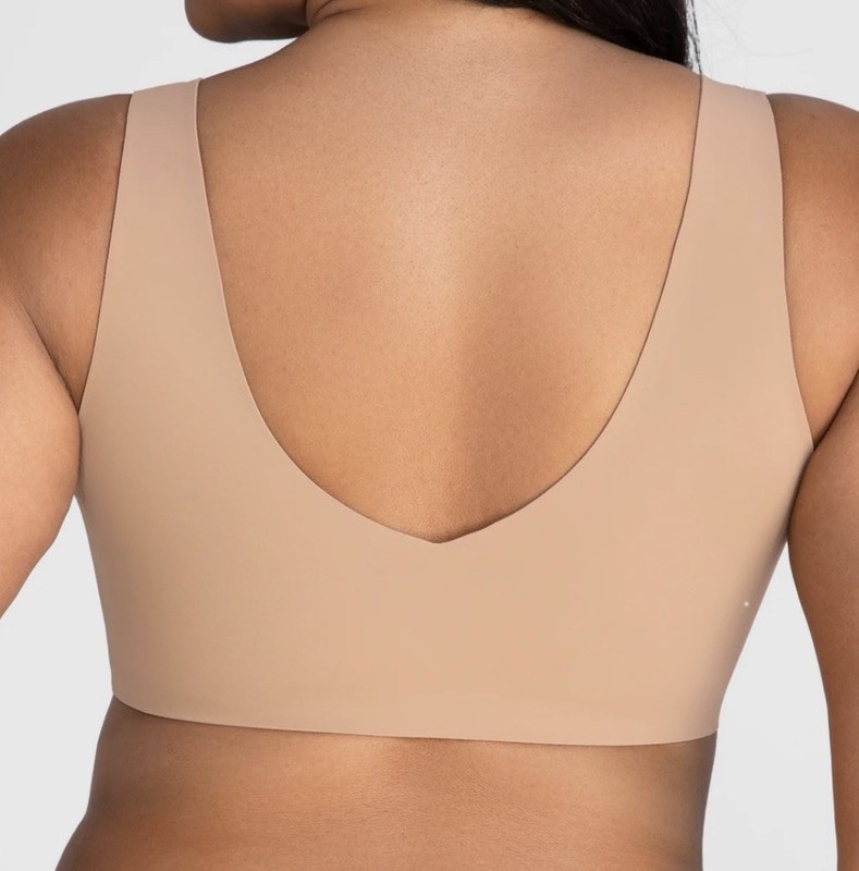 Honey Love Soft Form Wireless Bra SAND Sz 1X (64% Nylon, 36% Spandex) Pullover gallery
