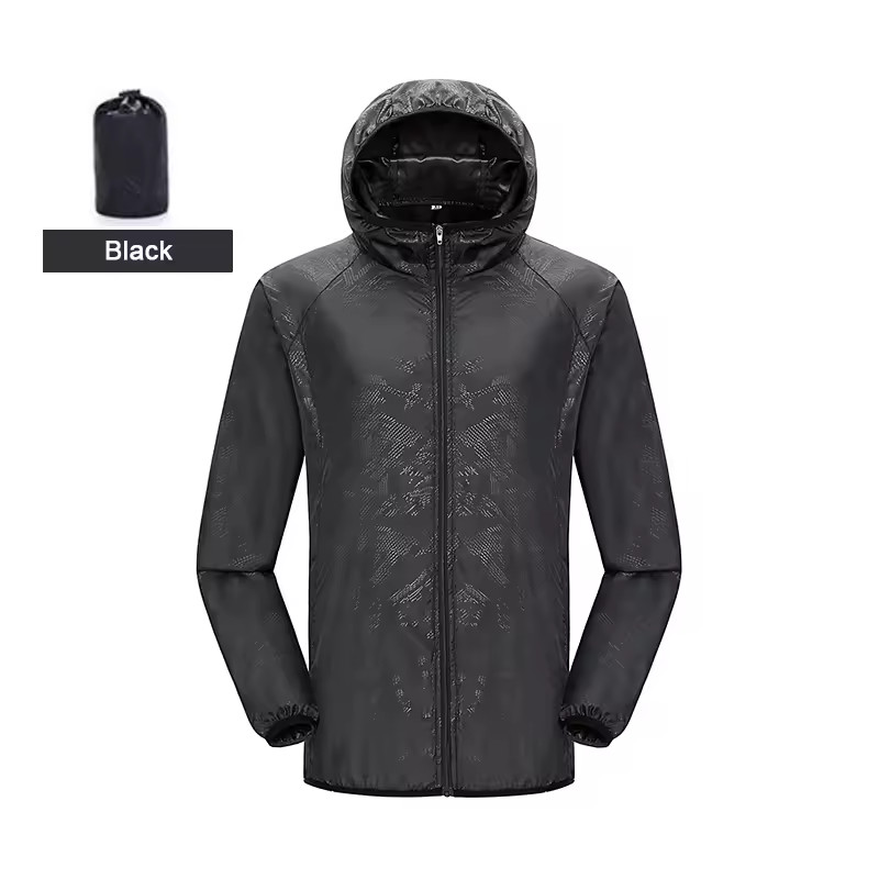 Men’s Waterproof Rain Jacket — Lightweight Hooded Windproof Outdoor Coat gallery