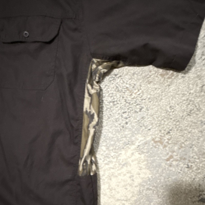Rustic Ridge Men’s 2XL Black Solid Short Sleeve Button-Up Point Collar Pocket gallery