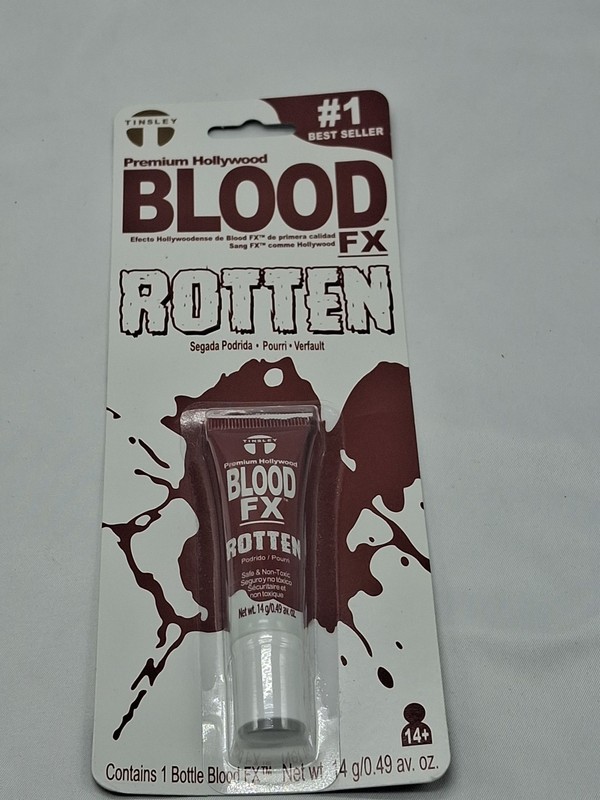 Tinsley Transfers Fake Blood Fx Halloween Zombie Rotten Effects – Dark Red
