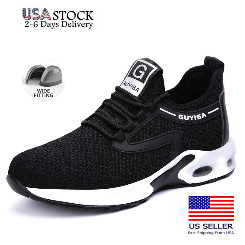 Men Safety Shoes Work Sneakers Indestructible Steel Toe Shoes Protective Boots