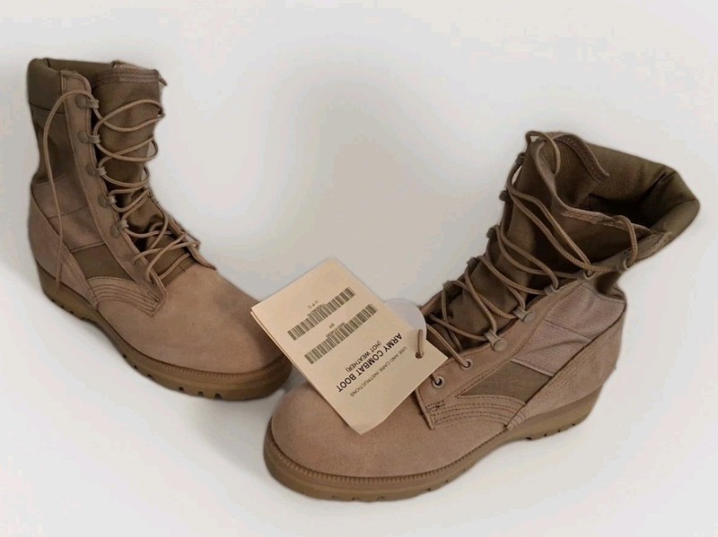 NEW McRae Army Combat Boots Hot Weather, Size 8R NSN 8430-01-514-5083 gallery