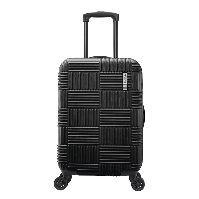 American Tourister Large Checked Luggage Suitcase 28″ Hardside Spinner 8-Wheel