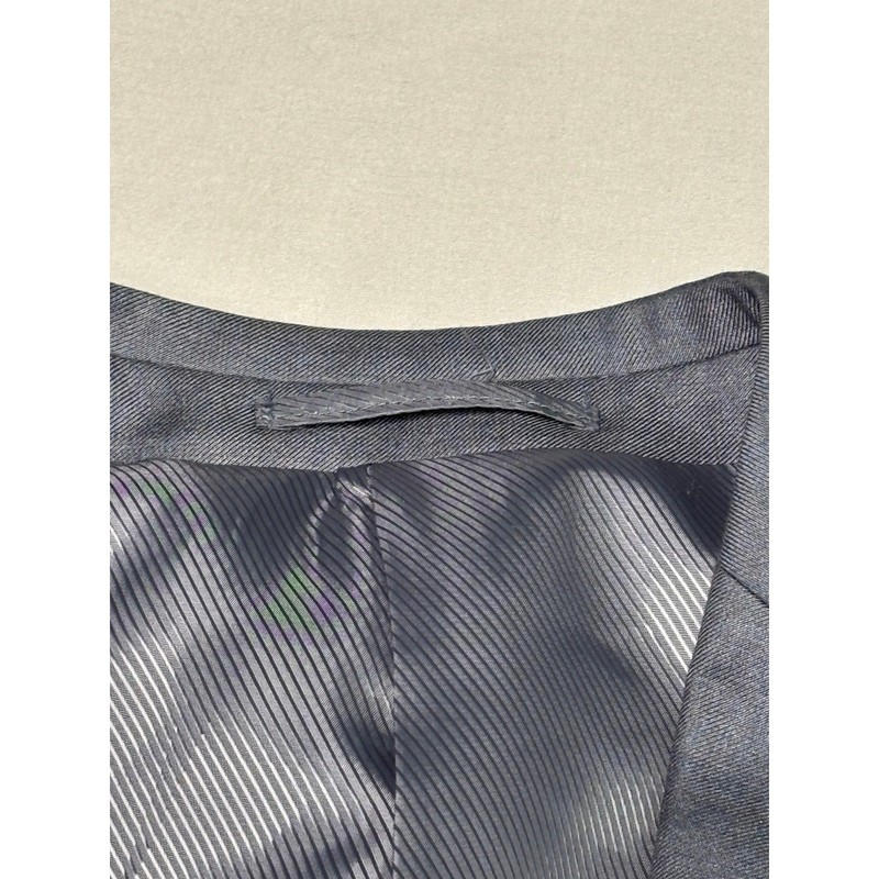 NWT Giorgio Fiorelli Mens Grey Super Fine 2-Button Blazer Jacket 50 EU 40 US gallery