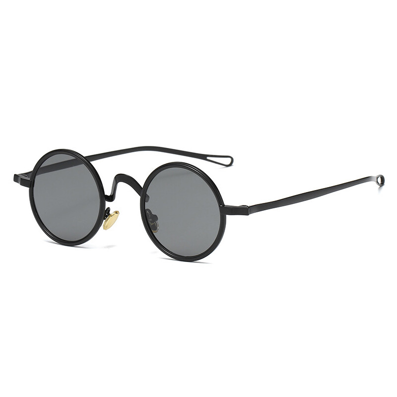 John Lennon Glasses Retro Round Polarized Sunglasses Hippie Small Circle Glasses gallery