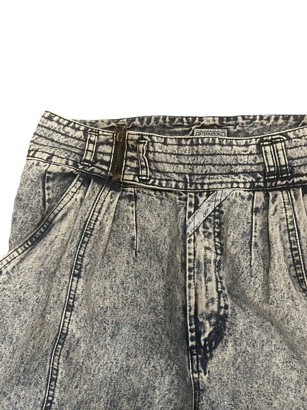 Vtg Jordache Cargo Baggy Y2K High Rise Acid Wash Tapered Rare Unisex 34 Jeans gallery