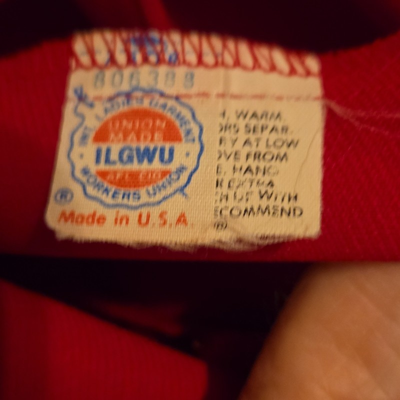 Koret Women’s M Red Wool Blazer Jacket Lined Button Pockets Long Sleeve gallery