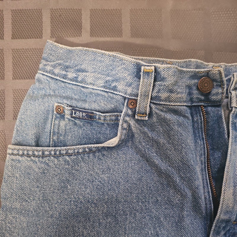 LEE RIDERS Light Wash Jeans 100% Cotton Denim Vintage 32×30 gallery