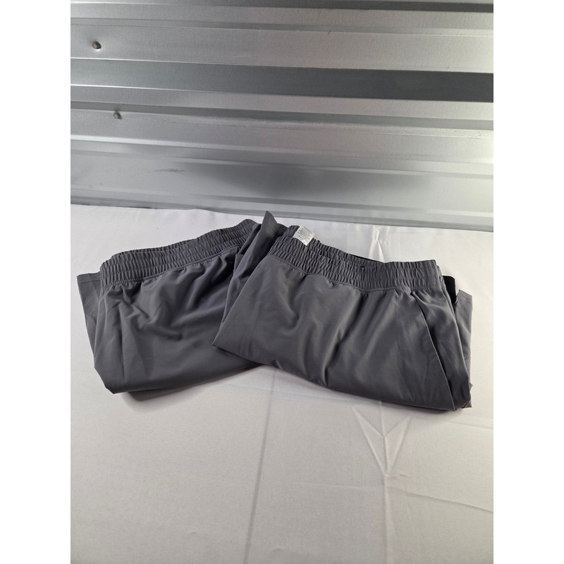 2-PACK DriWorks Mens Athletic Shorts Gray Black Mesh Lining Size 2XL 44-46 NWOT