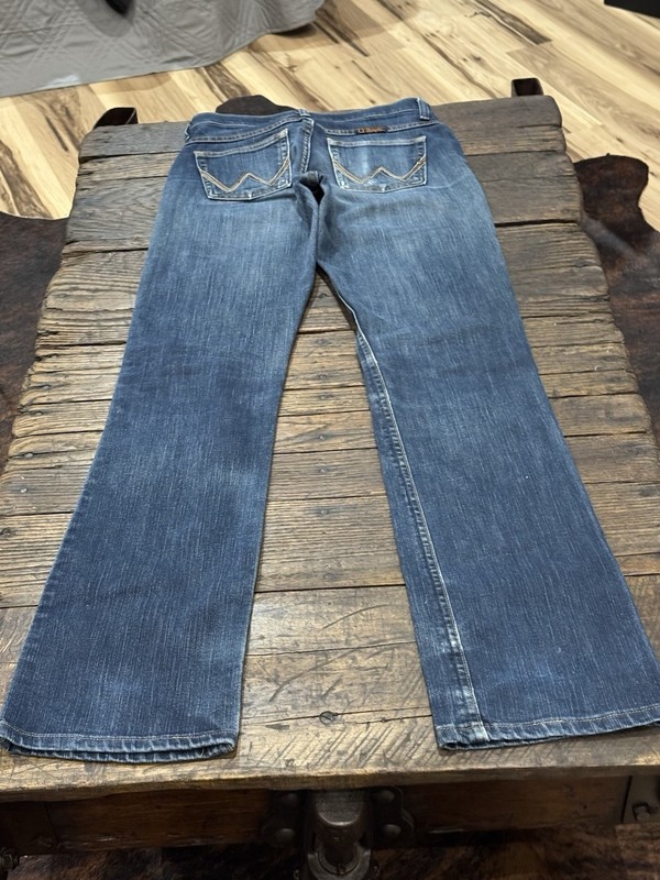 Wrangler Women’s Bootcut Q-Baby Jeans Western Size 3/4x36 gallery