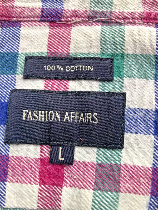 Fashion Affairs - Hemd Langarm Button Down Brusttasche bunt kariert Gr.L gallery
