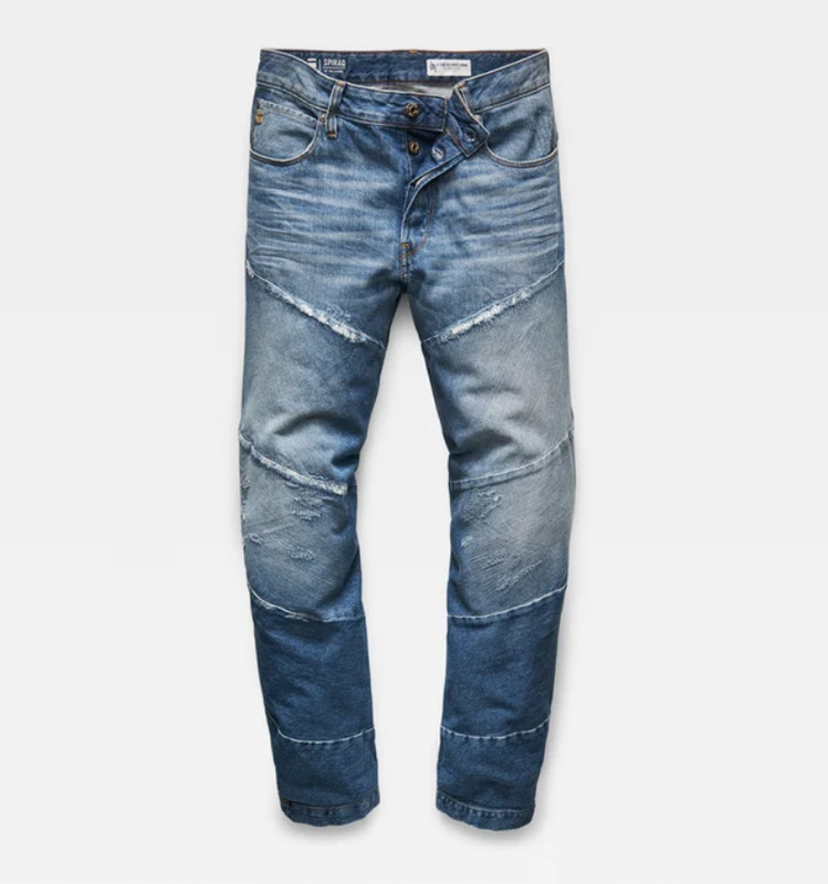,G-Star ‘SPIRAQ 3D RELAXED’ Medium Aged Restored 203 Sato Denim Size W31 L32