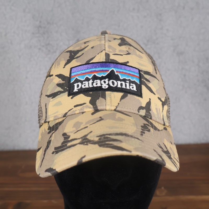 Patagonia Hat Adult P-6 Logo Lo Pro Camo Adjustable Trucker Baseball 38016 gallery