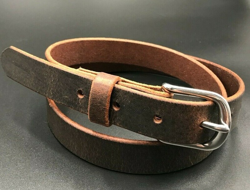1 1/2" HEAVY REAL LEATHER WORK GUN CCW HOLSTER DRESS BELT-AMISH HANDMADE-1.5 gallery