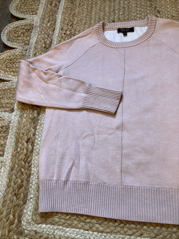WITTY FOX Young Contemporary Pink Knit Pullover Sweater – Women’s Sz S