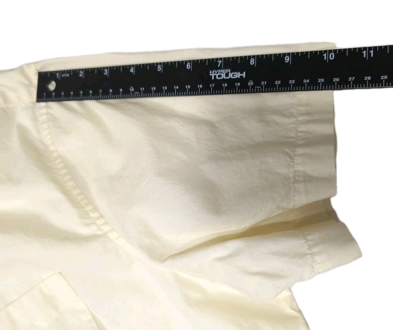 Levis Men Short Sleeve Button Up Shirt Pale Yellow Classic Standard Fit Pocket gallery