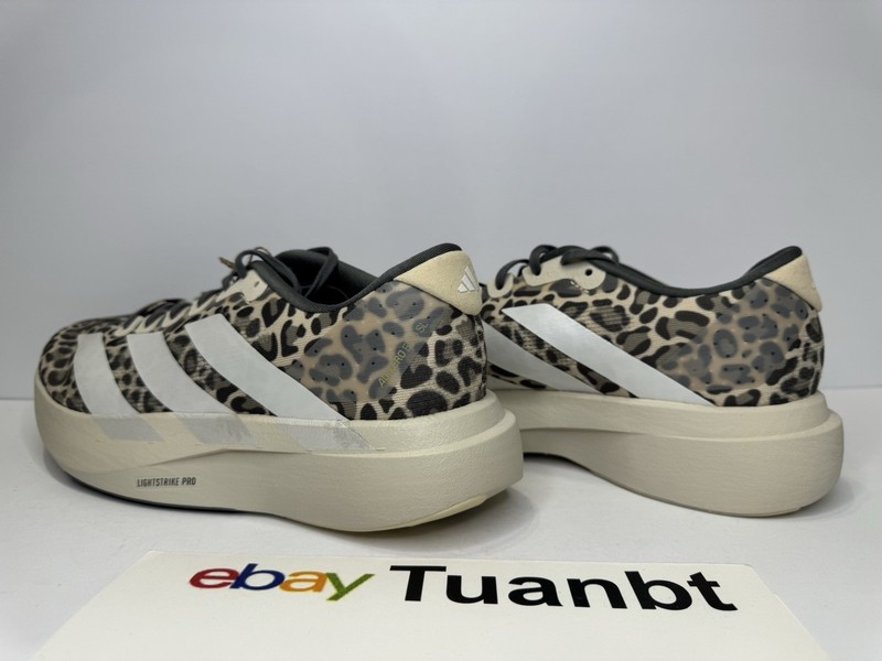 BRAND NEW Adidas Adizero EVO SL Women's Running Shoes Leopard Animal KI3948 gallery
