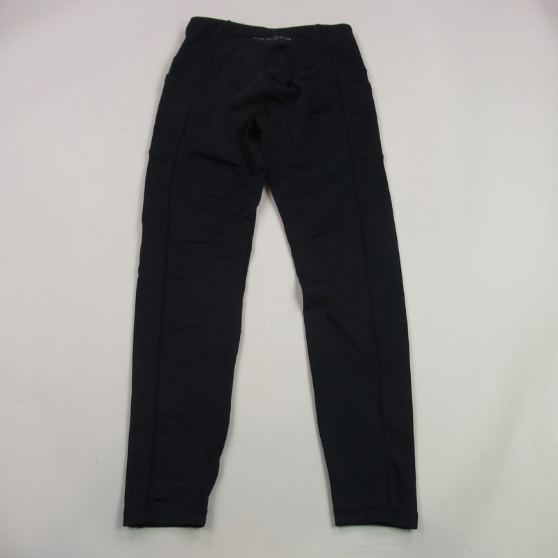 Sypder Leggings Womens Medium Stretch Lightweight Navy Running Yoga gallery