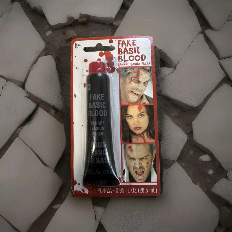 Fake Basic Blood Red Scary Halloween Zombie Vampire .95oz Tube Volume Discount