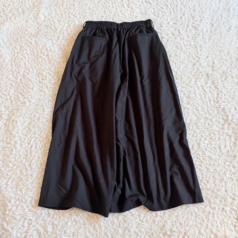 NOT CONVENTIONAL Hakama Pants Wide Black Size M Unisex Total length: 98 USED