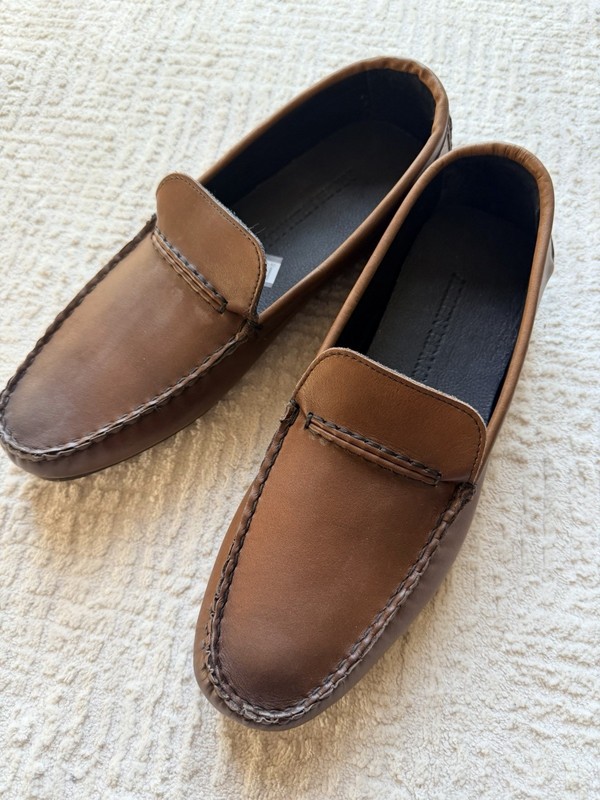 Allen Edmonds Super Sport Driver Shoes Mens 8.5 D Brown Mocha New No Box