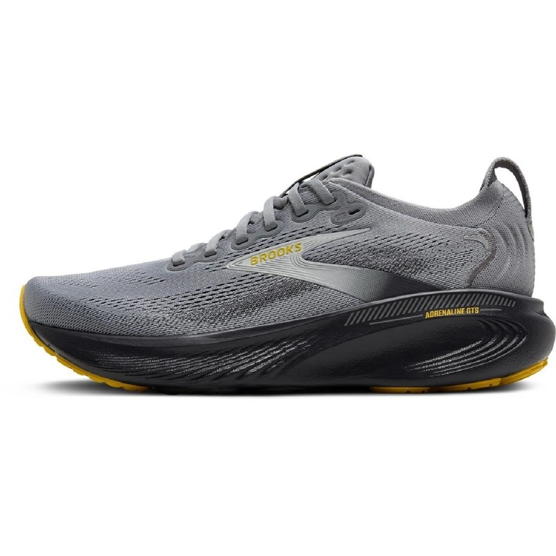 Brooks Men’s Adrenaline GTS 25 Road-Running Shoes Primer Grey/Ebony/Jasmin