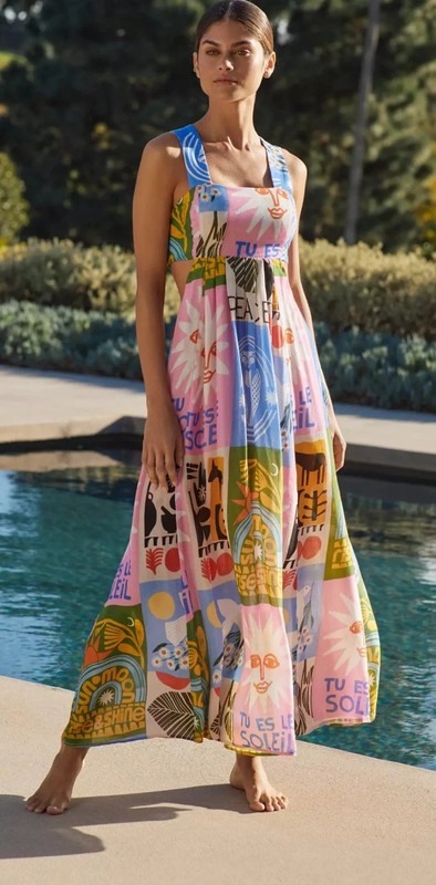 The Piper Bandeau Cutout Maxi Dress – Anisa Makhoul Edition, Size M – NWT