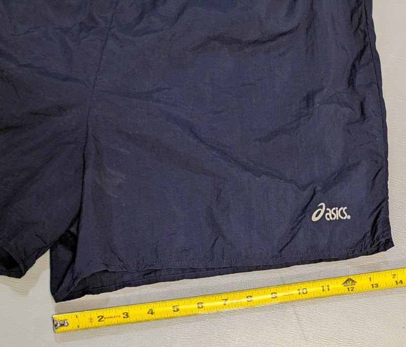 ASICS Athletic Running Shorts Size L - Dark Navy Blue - Coolmax Lining gallery