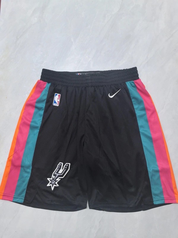 S purs Edition Basketball Shorts Black Retro Style Mesh Shorts