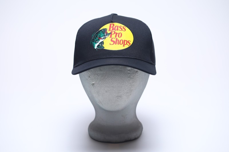 BASS PRO SHOPS ( BLACK ) BRAND NEW ADJUSTABLE BASEBALL CAP