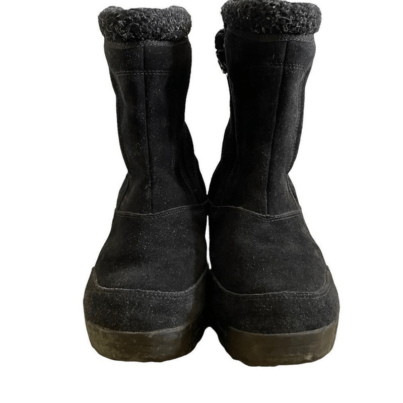 Sorel ~Winter Boots ~Womens Waterfall NL1964-010 ~Black Suede~ Mid Calf Size 8.5