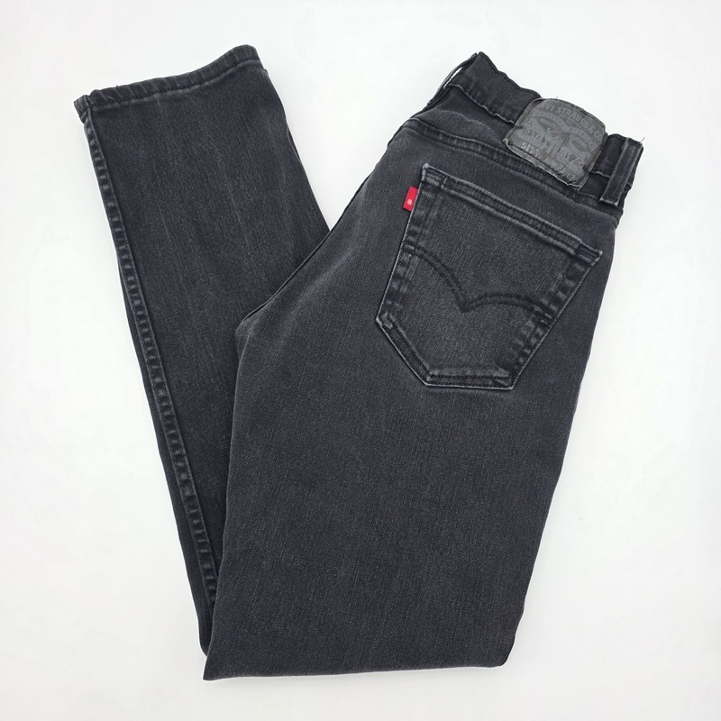 Levi’s 511 Men’s Jeans 31×30 Slim Fit Straight Leg Stretch Denim Black