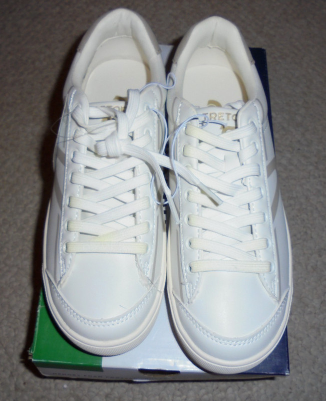 Women’s Tretorn Sneakers White/Grey Size 7.5 NWT Walking Free shipping with code