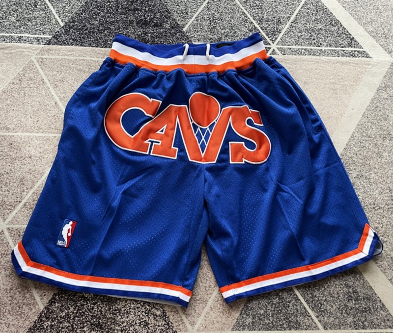 Men’s Cavaliers Basketball Short Pants Stitched With Pocket S-3XL