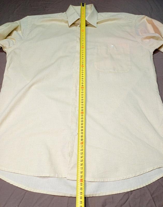Men's Giorgio Shirt Yellow Cotton 38 / M / 46 gallery