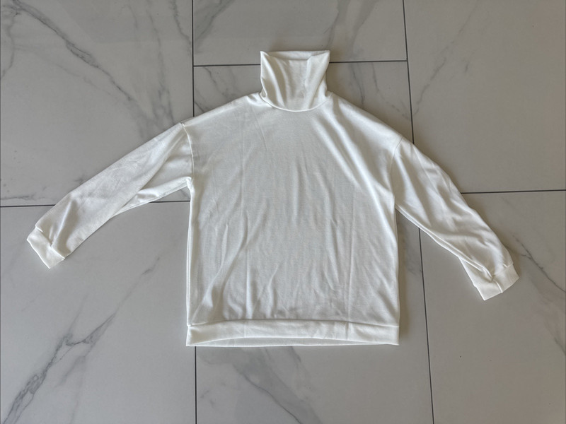 White Gray Or Brown Thin Aritzia Inspired Turtleneck 2XL