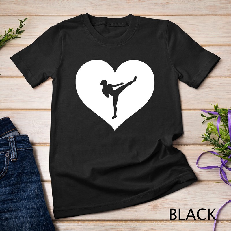 Taekwondo love T Shirt Gift idea Women Teens Kids girls Unisex T-shirt