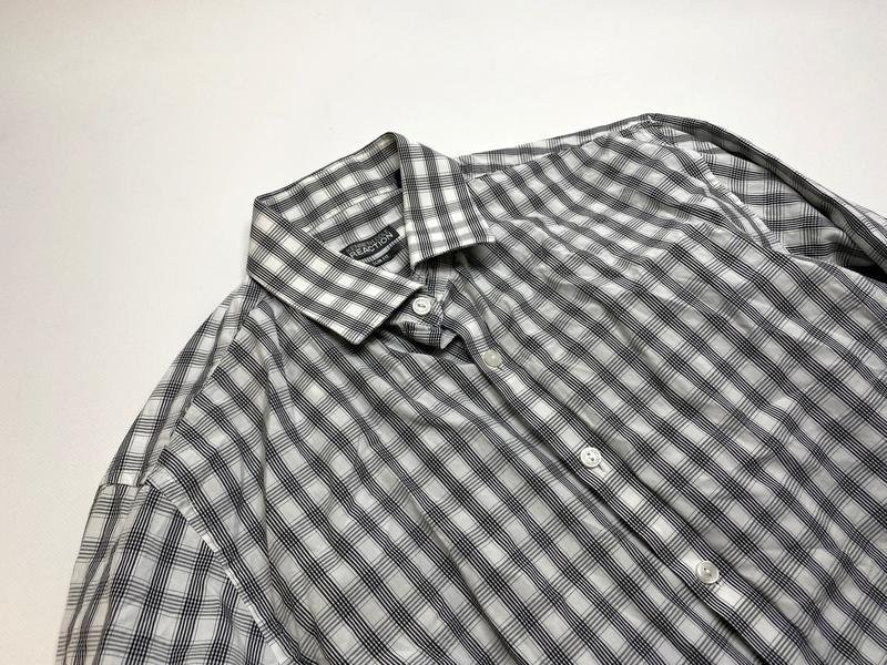 Men Kenneth Cole Reaction Shirt Grey Cotton 40 /L gallery