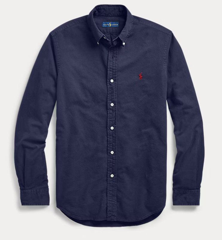 Polo Ralph Lauren Classic Fit Oxford Shirt – Navy Blue – Brand New Retail $130