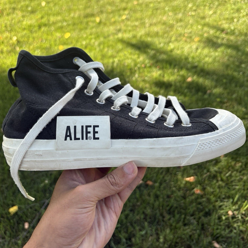 Adidas Nizza Hi Alife Badge Black Men’s Size 9