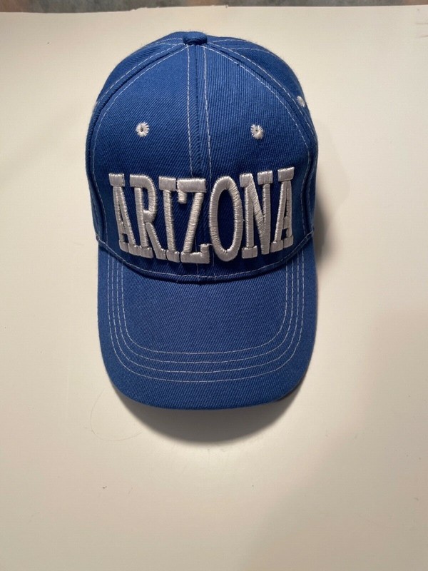 arizona cap hat adjustable blue sturdy material 