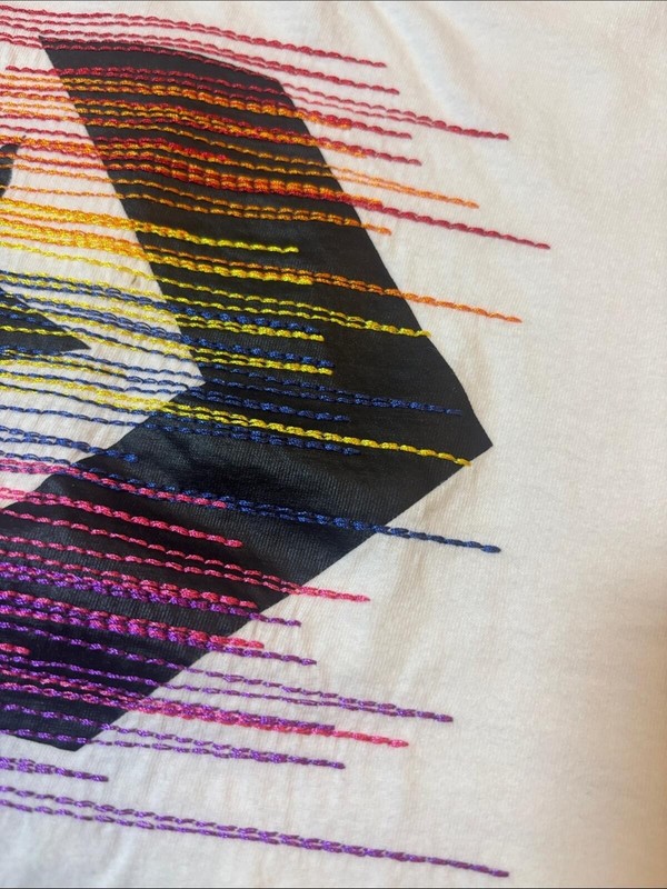 Converse Rainbow Thred Icon Remix T-Shirt - Size M gallery