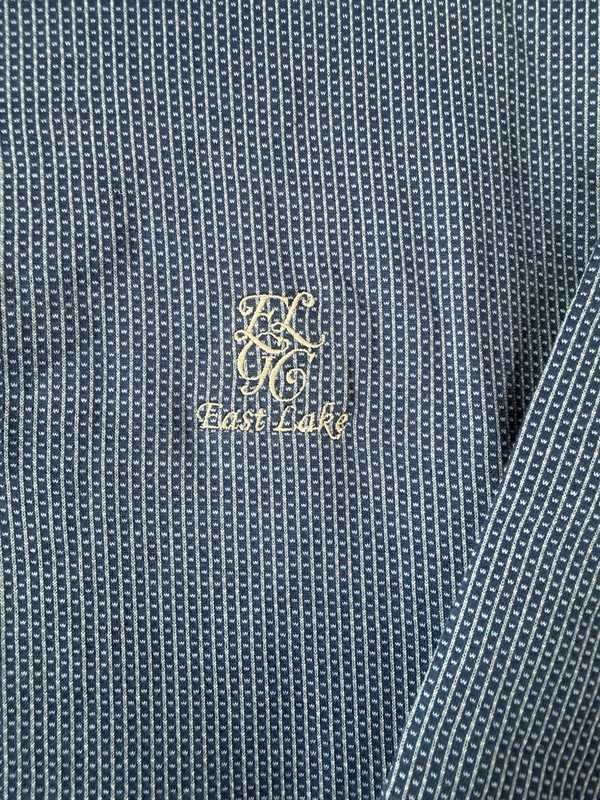 Peter Millar East Lake Golf Club Blue Polo Shirt Large Summer Comfort gallery