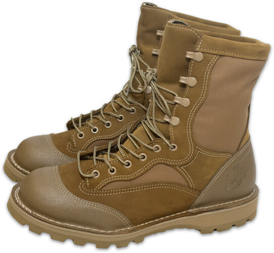 USMC RAT BOOTS, TEMPERATE WEATHER, BROWN, DANNER BRAND gallery